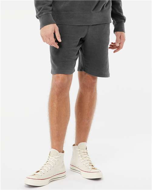 Pigment-Dyed Fleece Shorts Pigment Black Fleece