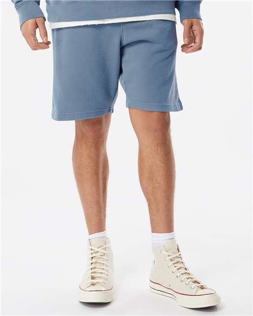 Pigment-Dyed Fleece Shorts Pigment Slate Blue Fleece