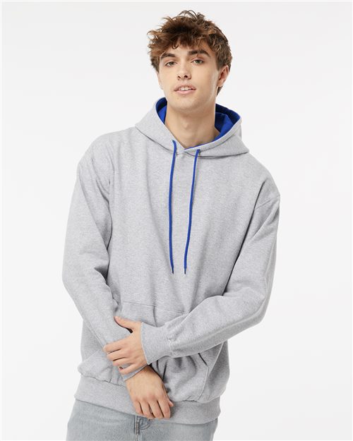 Two-Tone Hooded Sweatshirt Fleece