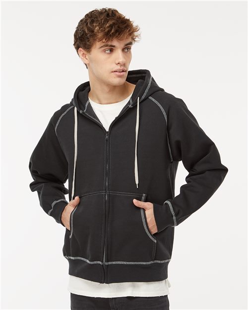 Extra Heavy Full-Zip Hooded Sweatshirt - Toronto Apparel - Screen Printing and Embroidery Fleece