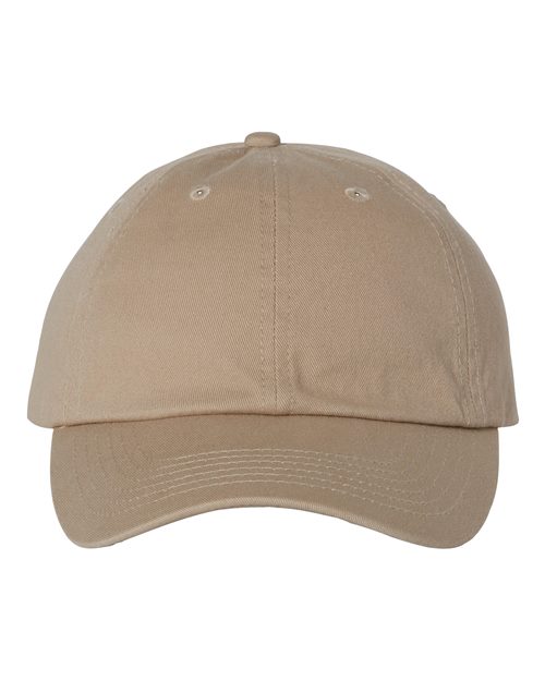 Adult Bio - Washed Classic Dad Hat - Khaki / Adjustable