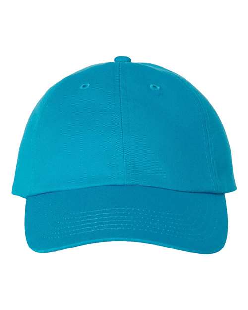 Adult Bio - Washed Classic Dad Hat - Neon Blue / Adjustable