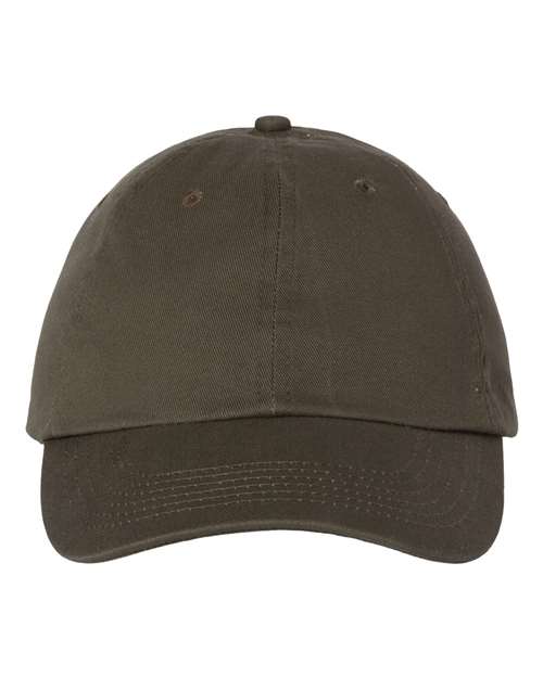 Adult Bio - Washed Classic Dad Hat - Olive / Adjustable