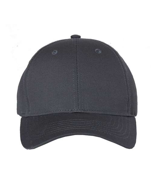 Adult Cotton Twill Cap - Dark Grey / Adjustable