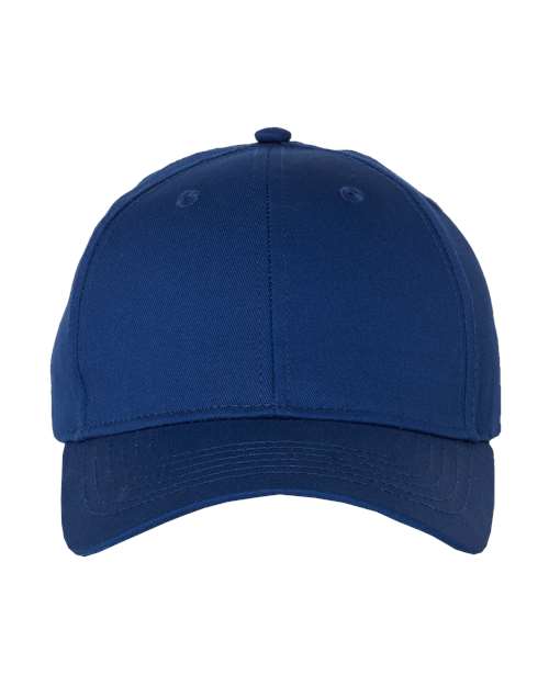 Adult Cotton Twill Cap Royal Blue Adjustable Headwear Sportsman