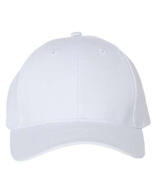 Adult Cotton Twill Cap White Adjustable Headwear Sportsman