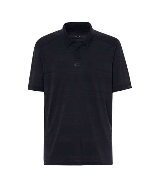 Aero Stripe Jacquard Polo Blackout S Oakley Sport Shirts