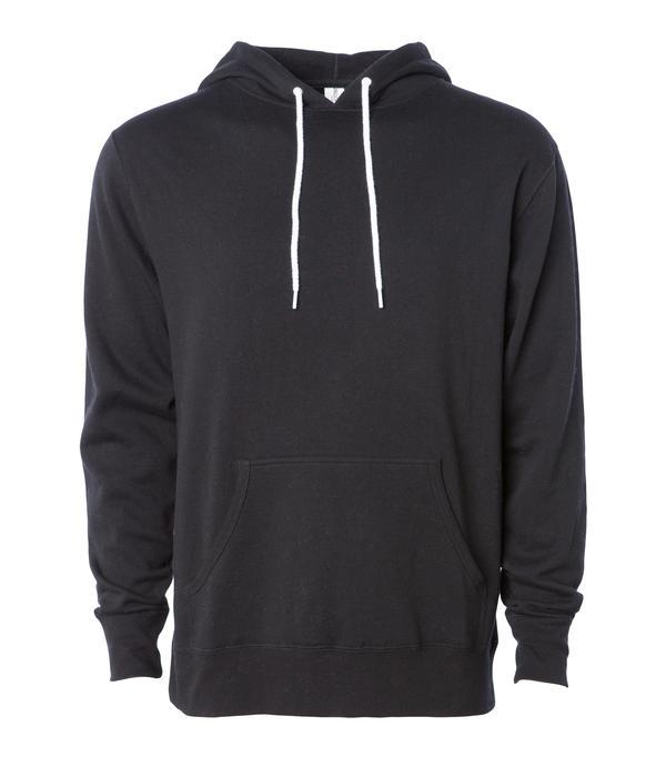 AFX90UN - Unisex Pullover Hooded Sweatshirt Black / XS