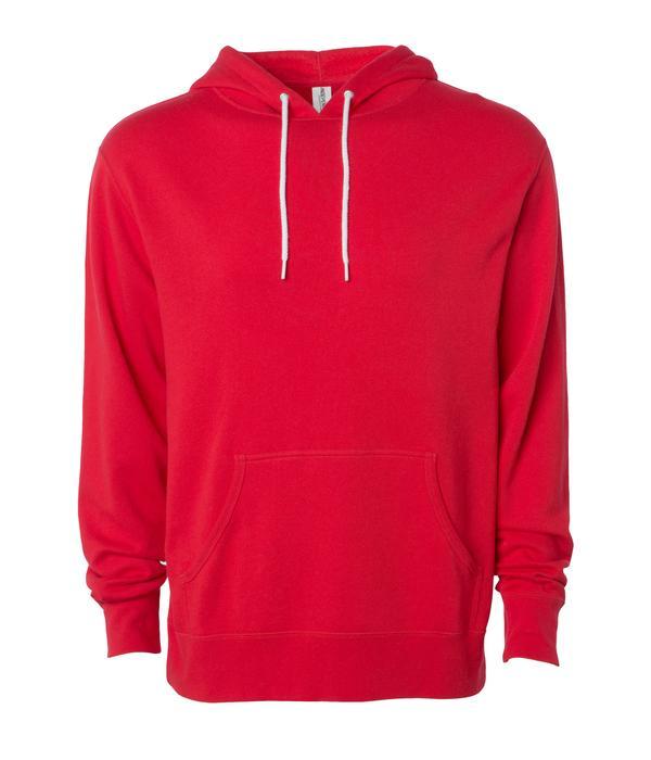 AFX90UN - Unisex Pullover Hooded Sweatshirt Red / XS