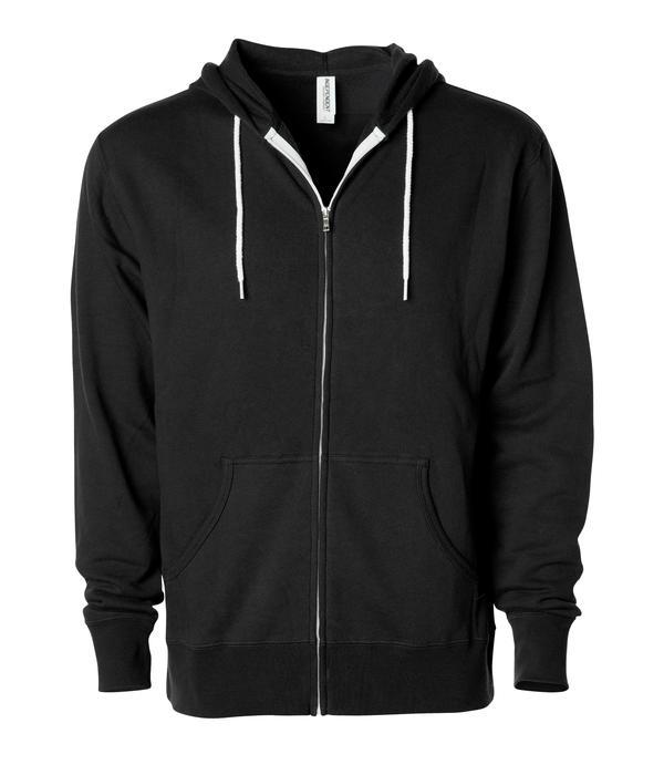 AFX90UNZ Unisex Zip Hooded Sweatshirts - Black / XS ZIPS