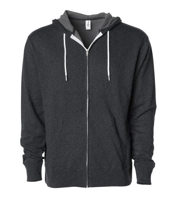 AFX90UNZ Unisex Zip Hooded Sweatshirts - Charcoal Heather