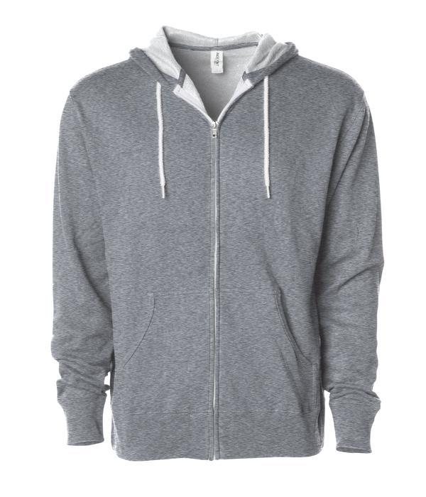 AFX90UNZ Unisex Zip Hooded Sweatshirts - Gunmetal Heather