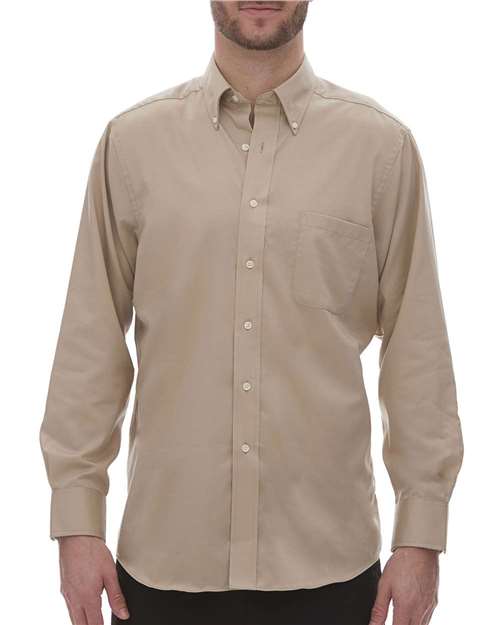 Baby Twill Dress Shirt Sand S Van Heusen Wovens - Fall