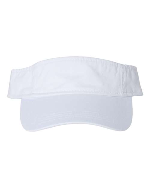 Bio - Washed Visor - White / Adjustable