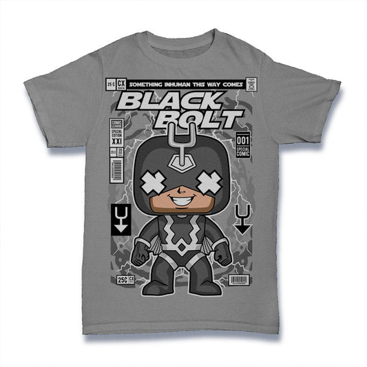 Black Bolt Funko Pop! Tee Adult Black Bolt Comic Tee Fan Apparel Funko Funko Pop Graphic Tee Inhuman Series Shirt Inhumans Marvel Pop Culture Apparel Pop Culture Clothing Superhero T-Shirt T-Shirt