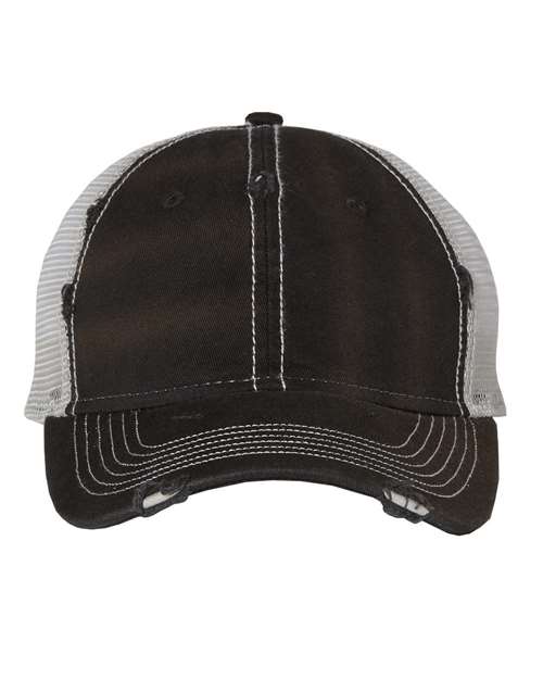 Bounty Dirty - Washed Mesh - Back Cap - Black/ Silver