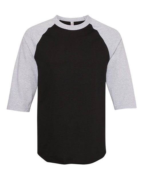 Classic Raglan Three - Quarter Sleeve T - Shirt