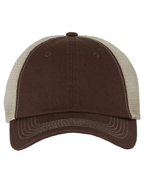 Contrast - Stitch Mesh - Back Cap - Brown/ Stone