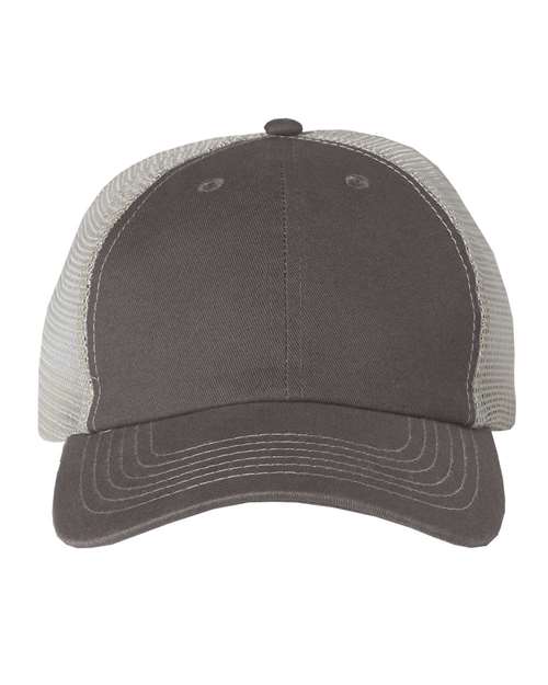 Contrast - Stitch Mesh - Back Cap - Charcoal/ Stone