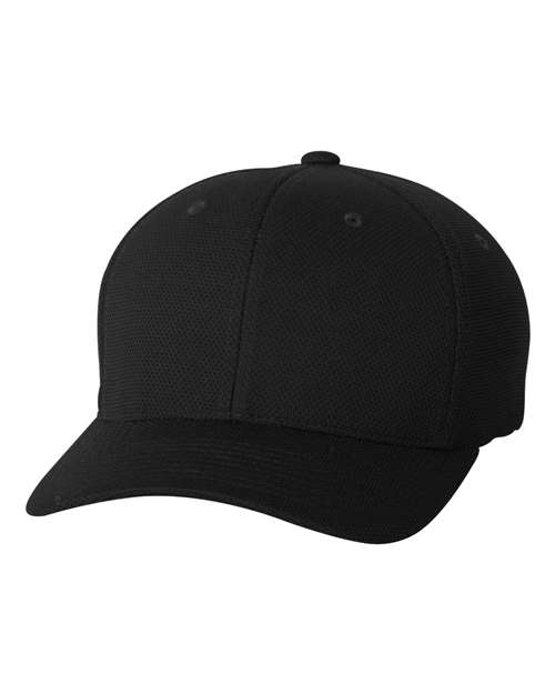 Cool & Dry Piqué Mesh Cap Black One Size Flexfit Headwear