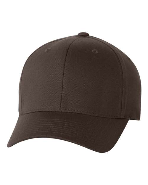 Cotton Blend Cap Brown Flexfit Headwear