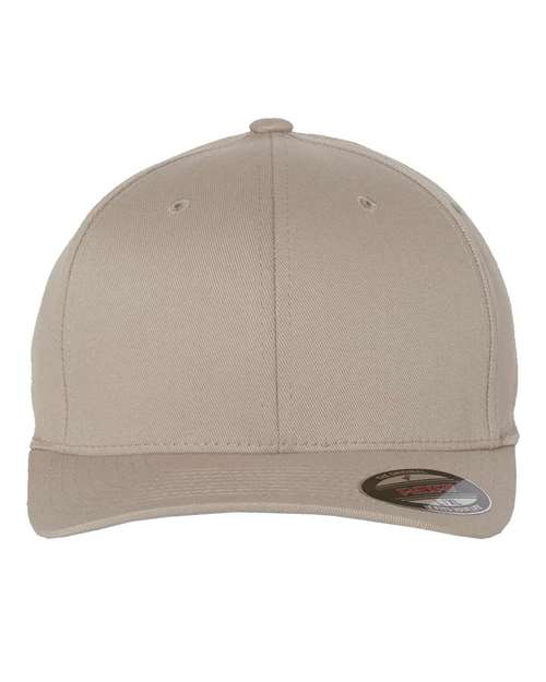 Cotton Blend Cap Khaki Flexfit Headwear