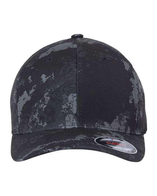 Cotton Blend Cap Poseidon Black Flexfit Headwear