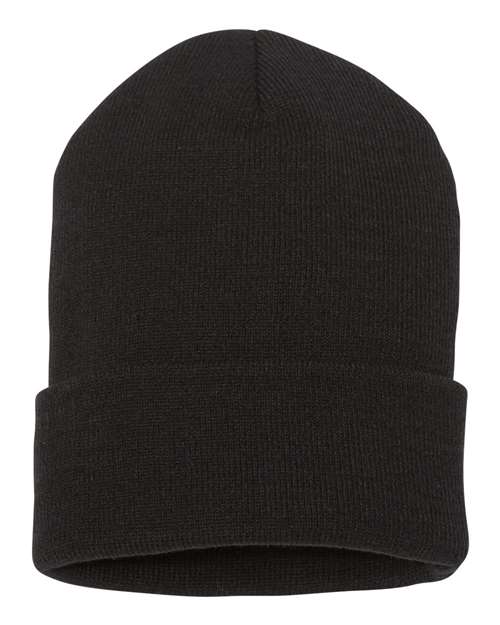 Cuffed Beanie - Black / One Size