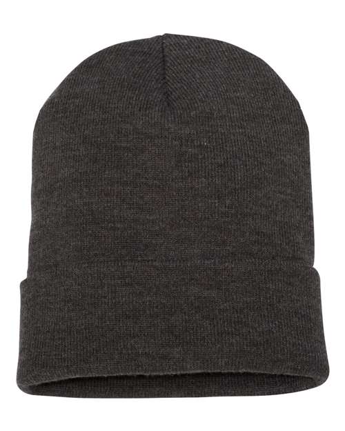 Cuffed Beanie - Dark Grey / One Size