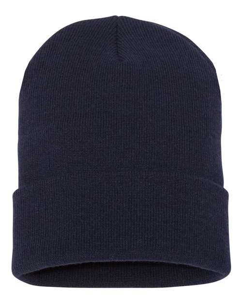 Cuffed Beanie - Navy / One Size