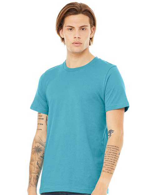 CVC Jersey Tee - Heather Aqua / XS