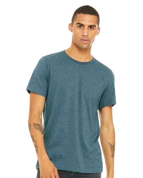 CVC Jersey Tee - Heather Deep Teal Heather Deep Teal BELLA + CANVAS T-Shirts