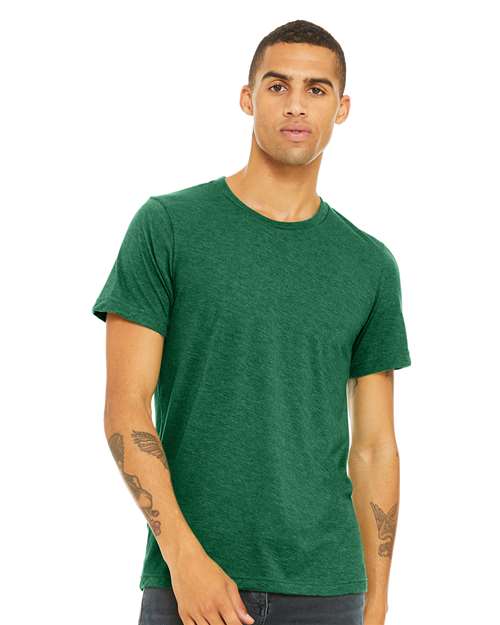 CVC Jersey Tee - Heather Grass Green Heather Grass Green BELLA + CANVAS T-Shirts