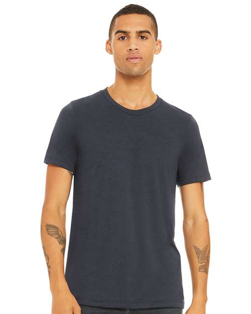 CVC Jersey Tee - Heather Midnight Navy Heather Midnight Navy BELLA + CANVAS T-Shirts