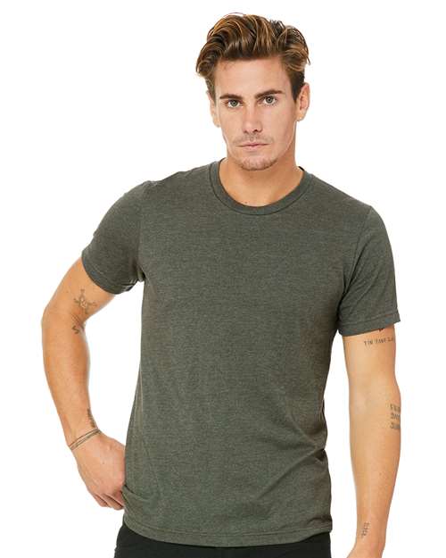 CVC Jersey Tee - Heather Military Green Heather Military Green BELLA + CANVAS T-Shirts