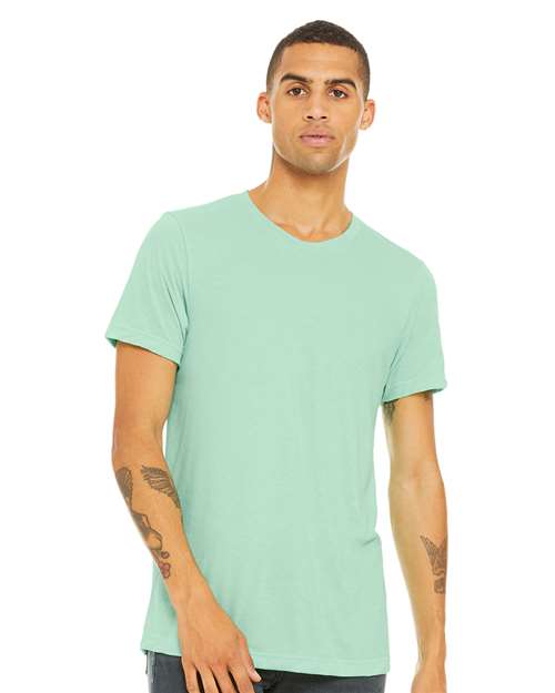 CVC Jersey Tee - Heather Mint Heather Mint BELLA + CANVAS T-Shirts