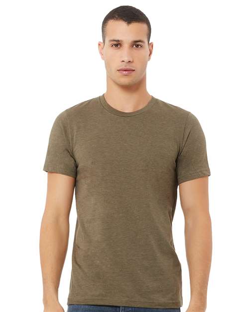 CVC Jersey Tee - Heather Olive Heather Olive BELLA + CANVAS T-Shirts