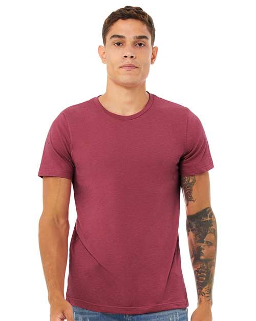 CVC Jersey Tee - Heather Raspberry Heather Raspberry BELLA + CANVAS T-Shirts