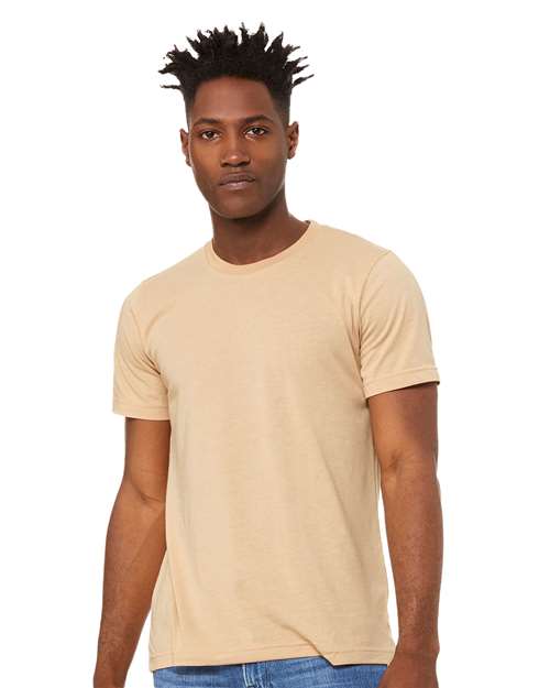 CVC Jersey Tee - Heather Sand Dune Heather Sand Dune BELLA + CANVAS T-Shirts