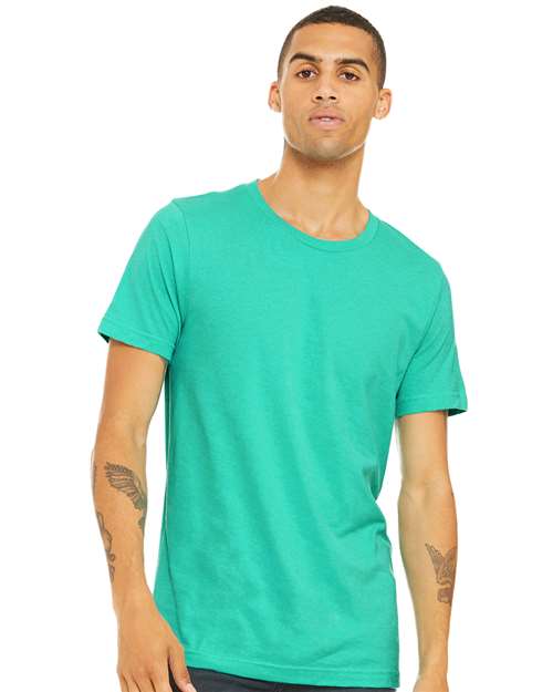 CVC Jersey Tee - Heather Sea Green / XS