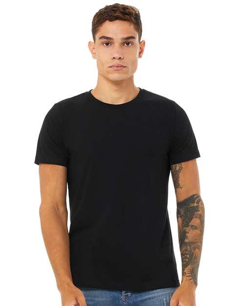 CVC Jersey Tee - Solid Black Blend Solid Black Blend BELLA + CANVAS T-Shirts