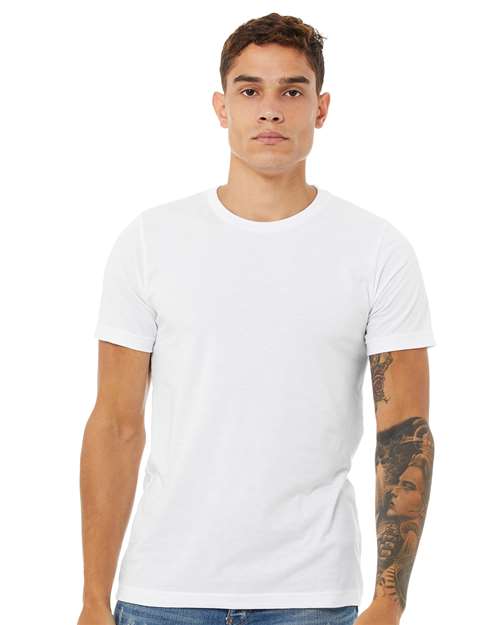 CVC Jersey Tee - Solid White Blend / XS