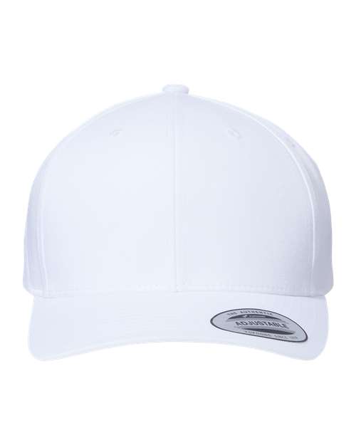 CVC Snapback Cap White Adjustable Headwear YP Classics