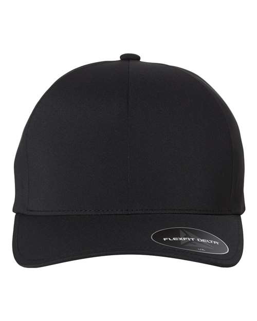 Delta® Seamless Cap Black Flexfit Headwear