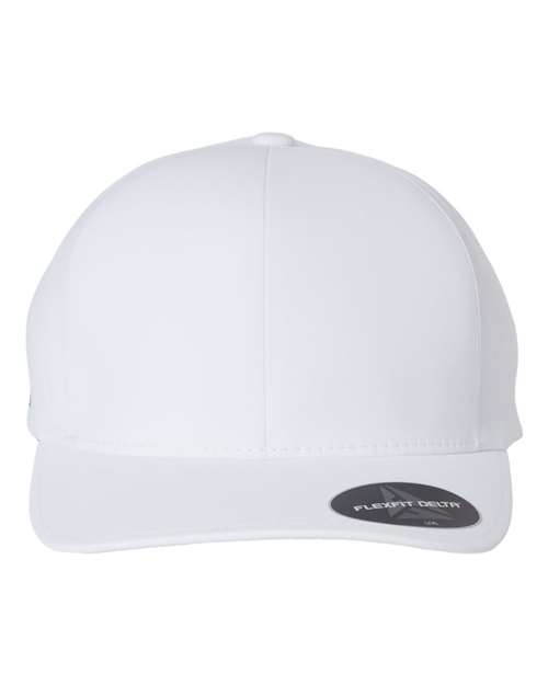 Delta® Seamless Cap White Flexfit Headwear