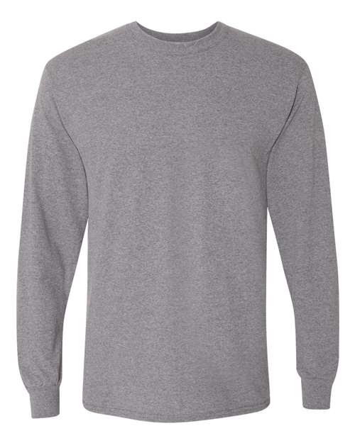 DryBlend® 50/50 Long Sleeve T-Shirt Graphite Heather Gildan T-Shirts - Long Sleeve