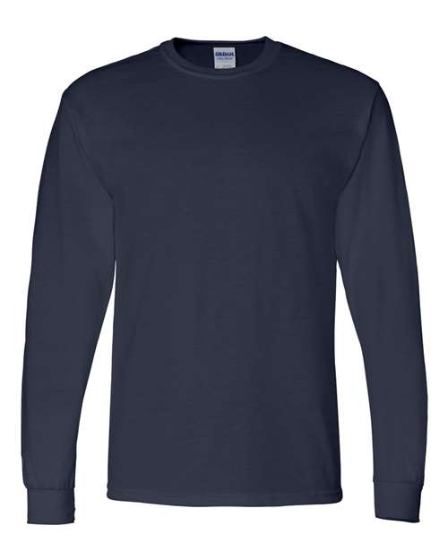 DryBlend® 50/50 Long Sleeve T-Shirt Navy Gildan T-Shirts - Long Sleeve