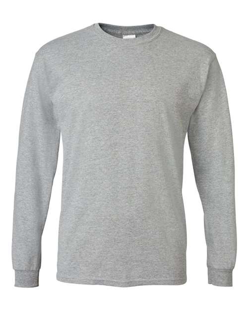 DryBlend® 50/50 Long Sleeve T-Shirt Sport Grey Gildan T-Shirts - Long Sleeve