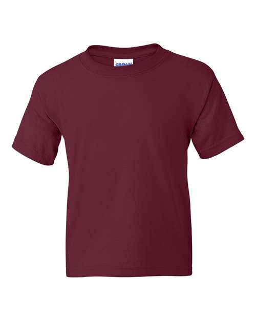 DryBlend® Youth T-Shirt - Maroon Maroon Gildan T-Shirts