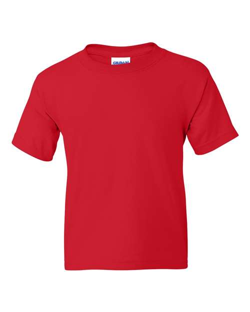 DryBlend® Youth T-Shirt - Red Red Gildan T-Shirts